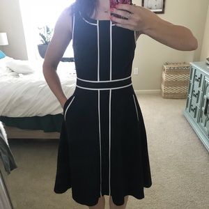 ModCloth Navy Blue A Line Dress with pockets!! S